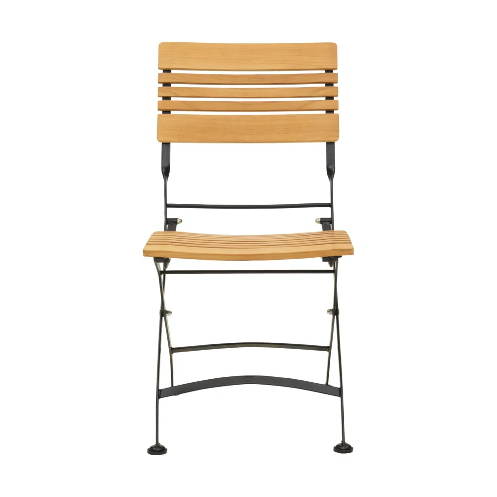 Brewer dining chair, Black-teak Brafab