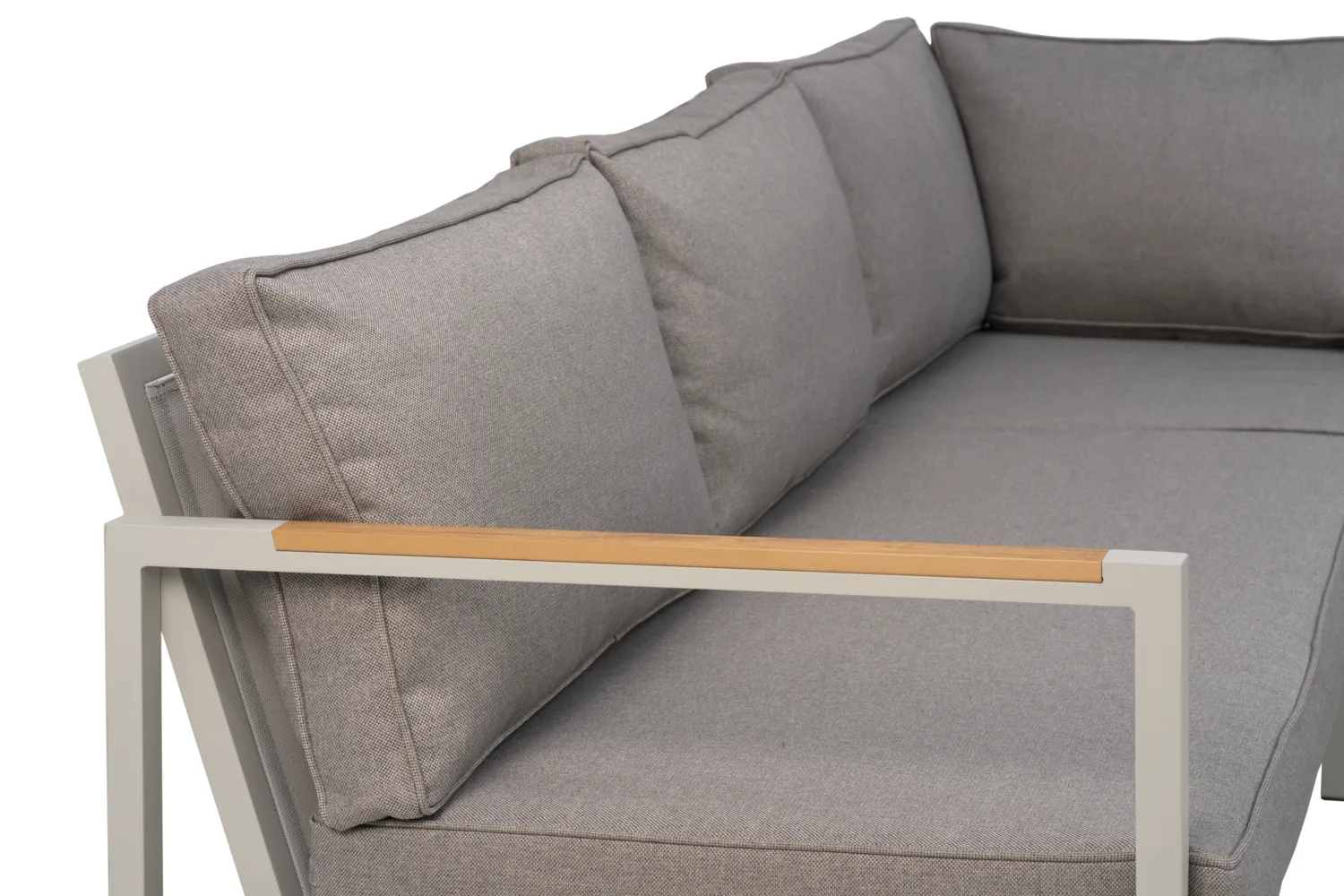 Cap sofa group, Light grey-grey, 5-seater Brafab