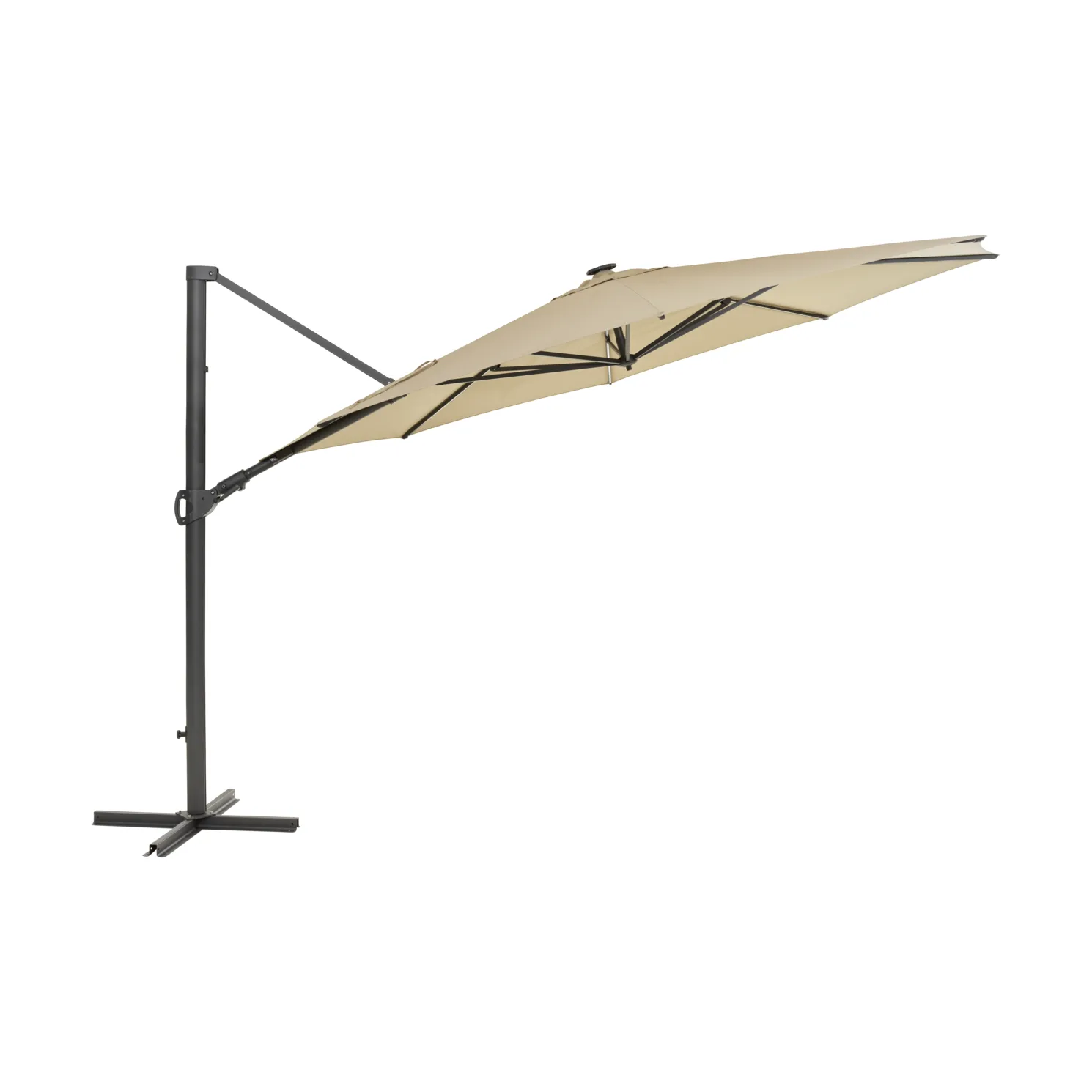 Cilento parasol, Light grey-khaki Brafab
