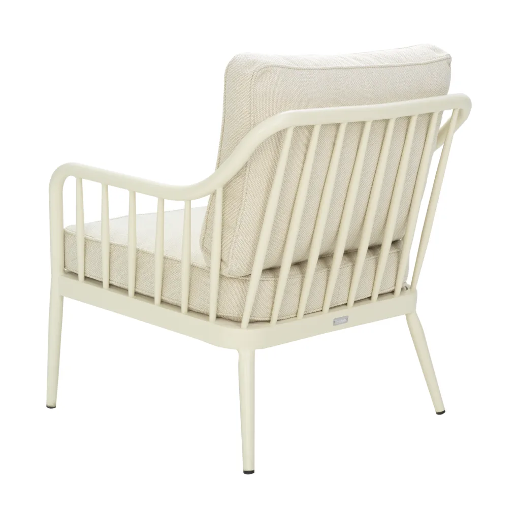 Coleville armchair, Pearl white-dot beige Brafab