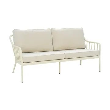 Coleville sofa - Pearl white-dot beige, 3-seater - Brafab