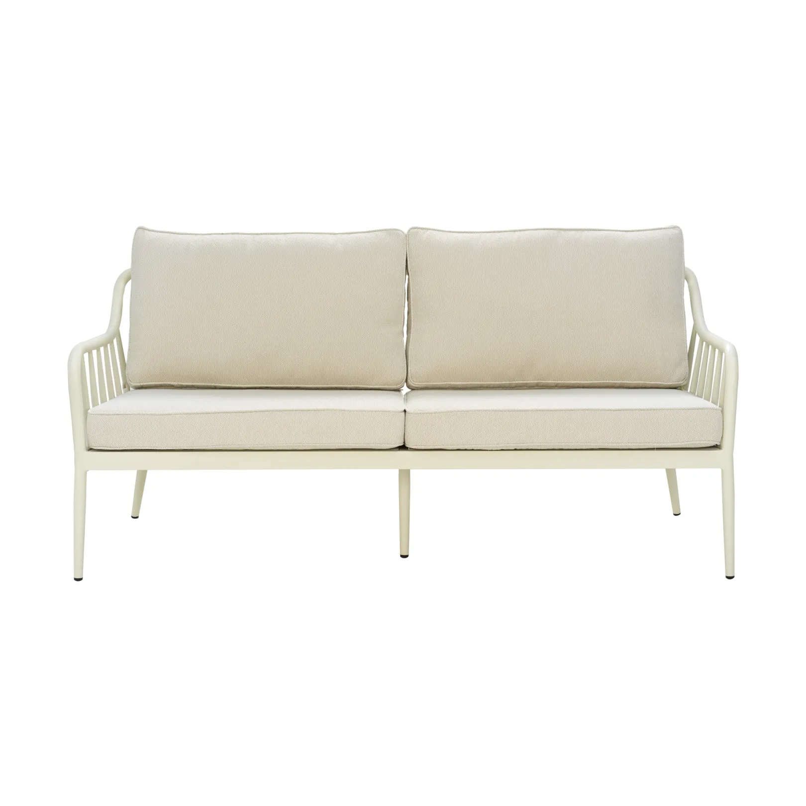 Coleville sofa, Pearl white-dot beige, 3-seater Brafab