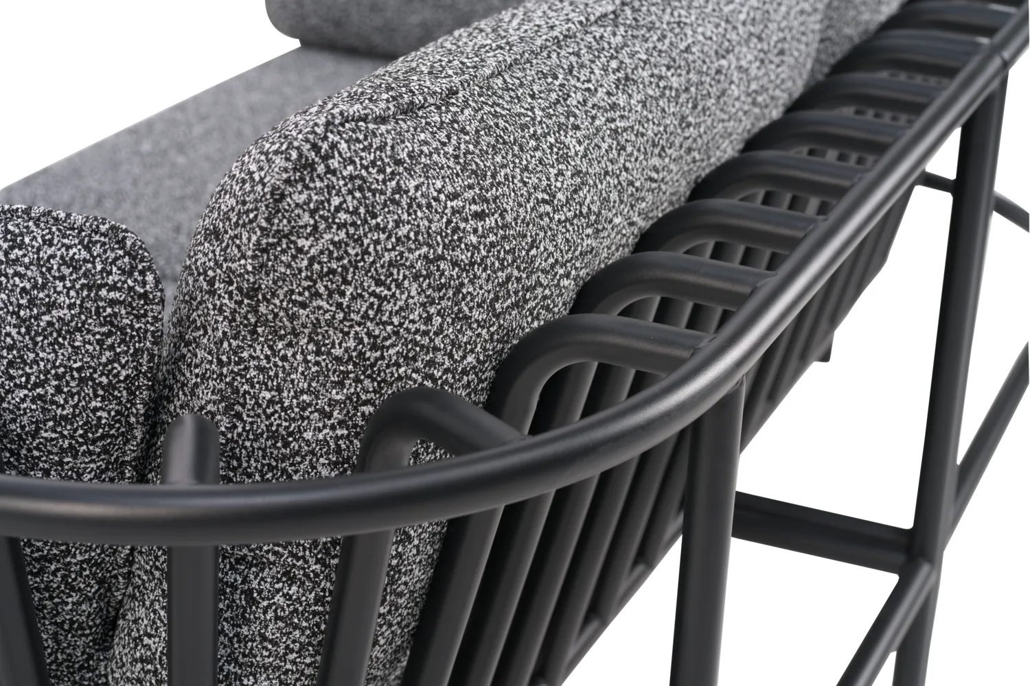 Collier armchair, Black-teddy ant Brafab