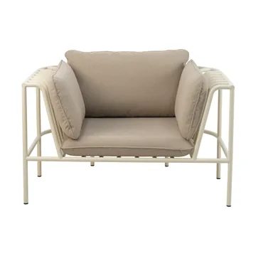 Collier armchair - Pearl white-teddy beige - Brafab