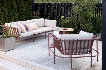 Collier sofa module - Zin red-teddy beige, corner - Brafab