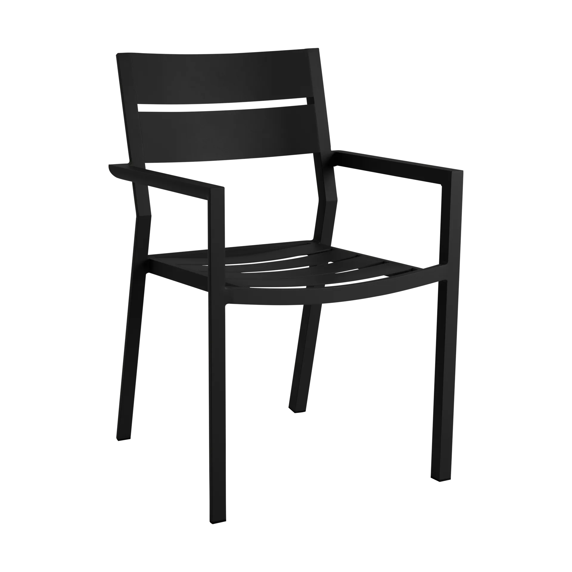 Delia armchair, Black Brafab