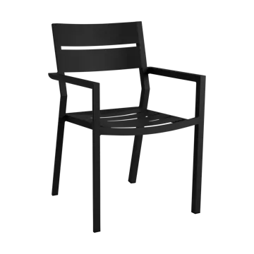 Delia armchair - Black - Brafab