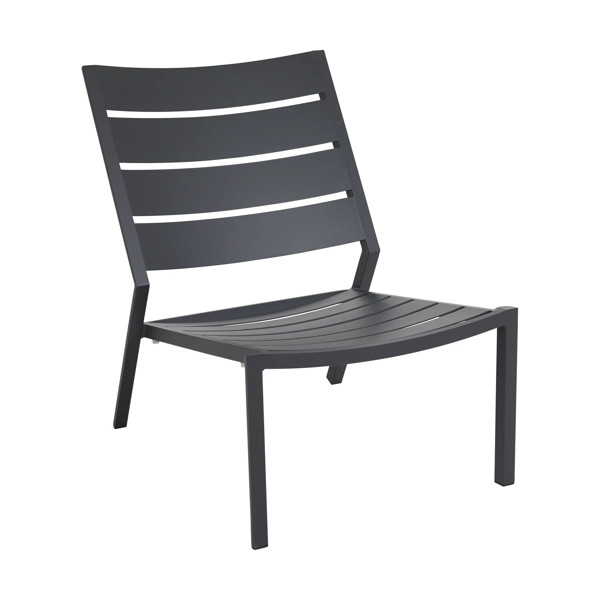 Delia lounge chair, Anthracite Brafab
