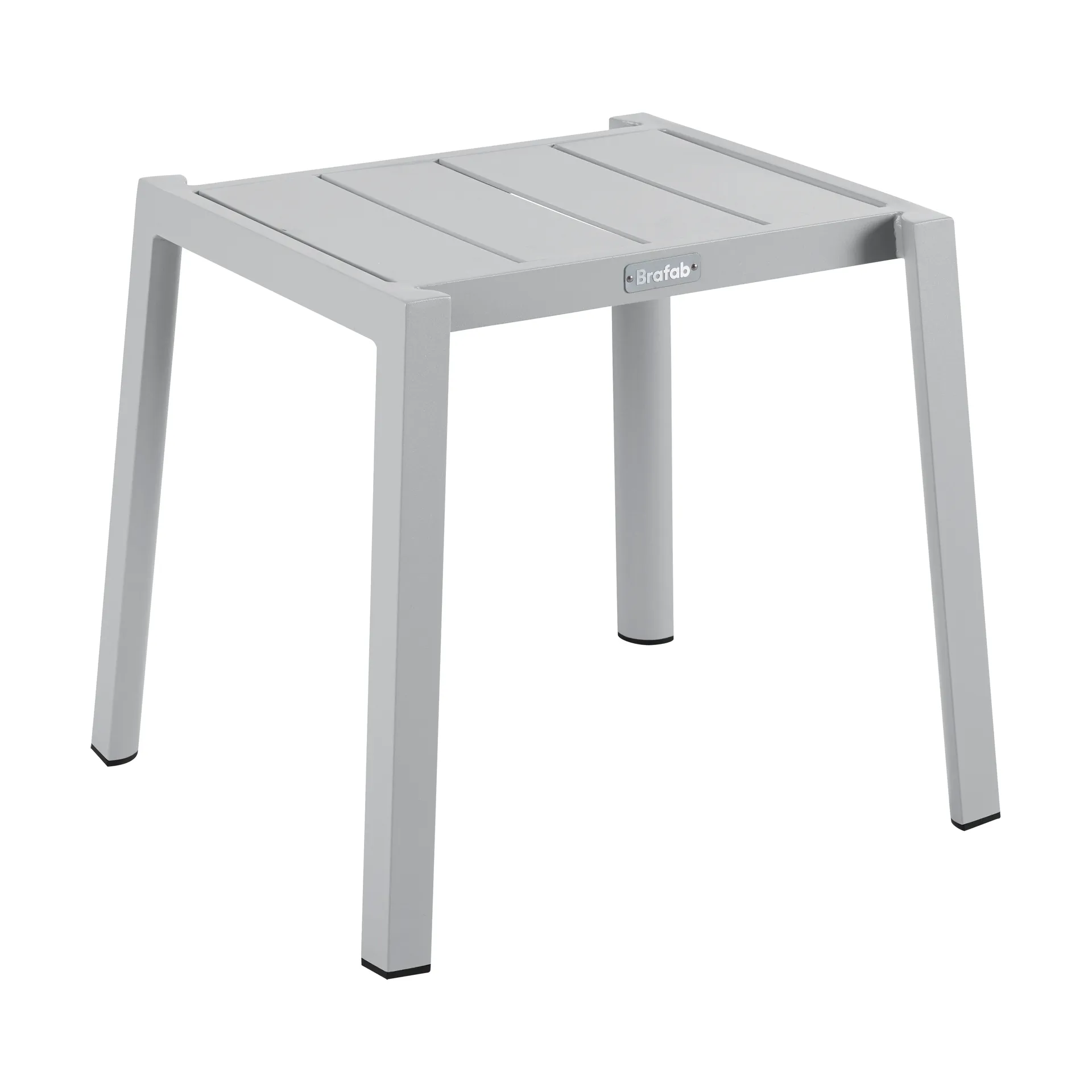 Delia side table, Light grey Brafab