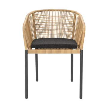 Delta armchair - Anthracite-natural - Brafab