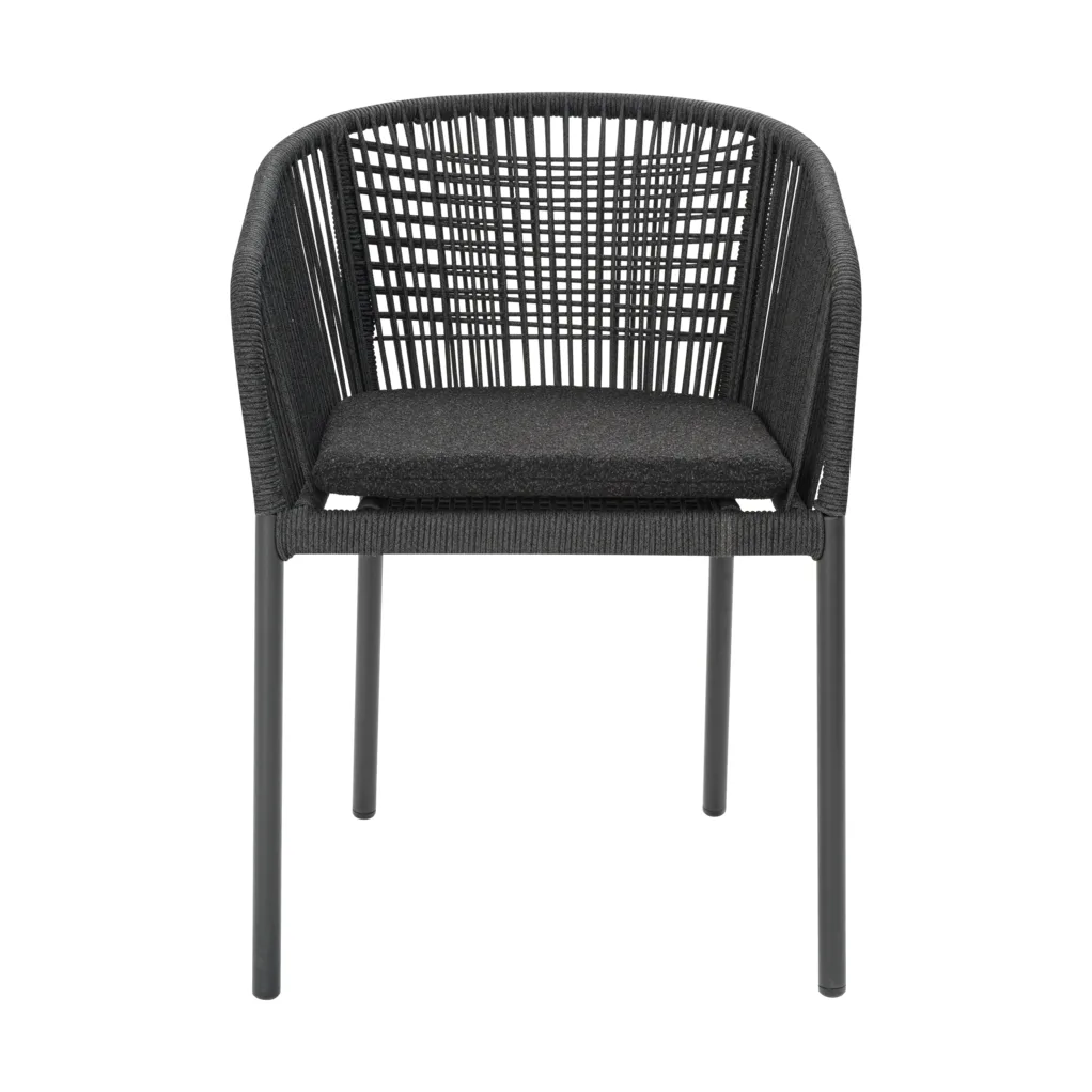 Delta armchair, Anthracite Brafab