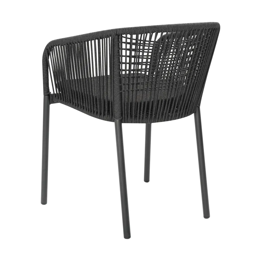 Delta armchair, Anthracite Brafab