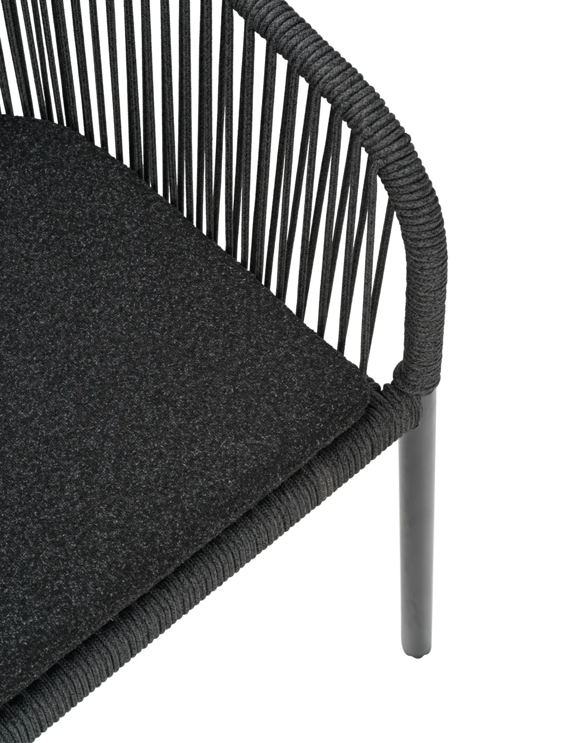 Delta armchair, Anthracite Brafab