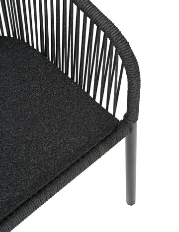Delta armchair - Anthracite - Brafab
