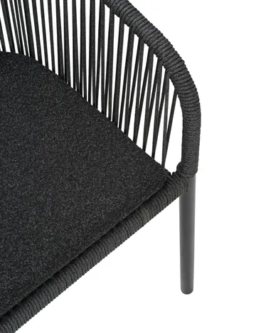 Delta armchair - Black - Brafab