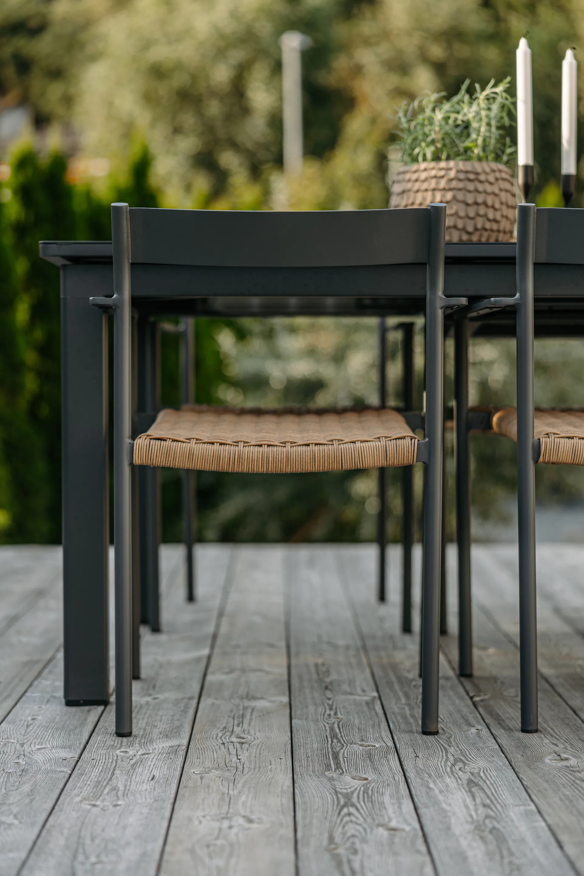 DK armchair, Anthracite Brafab