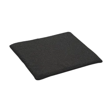 Frisk seat cushion - Teddy black, 43x41 cm - Brafab