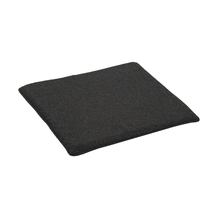 Frisk seat cushion - Teddy black, 43x41 cm - Brafab