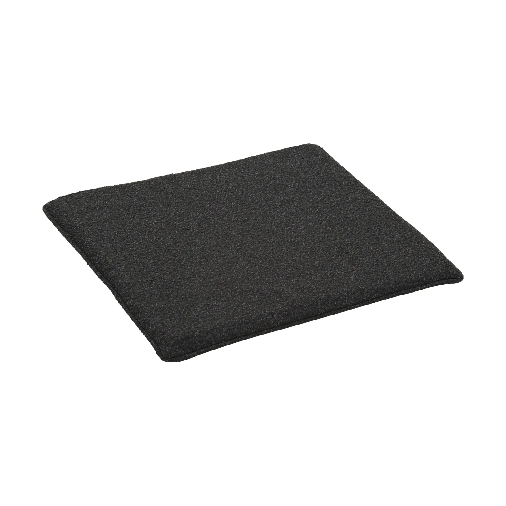 Frisk seat cushion, Teddy black, 48x53 cm Brafab