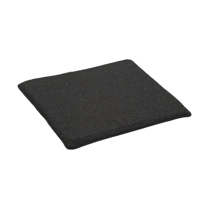 Frisk seat cushion - Teddy black, 48x53 cm - Brafab