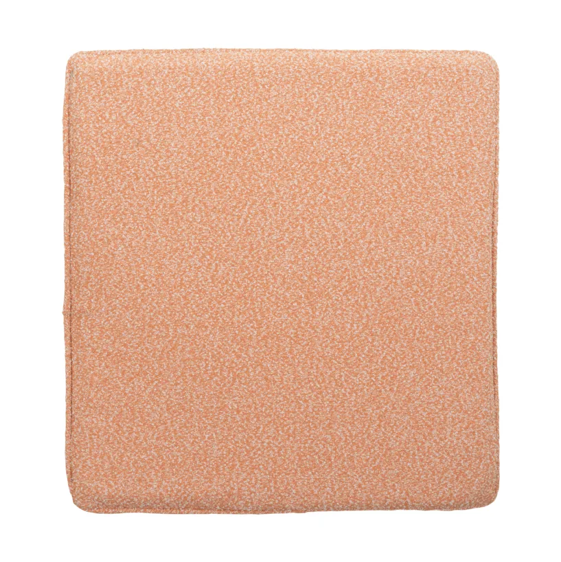 Frisk seat cushion, Teddy orange, 37x37 cm Brafab