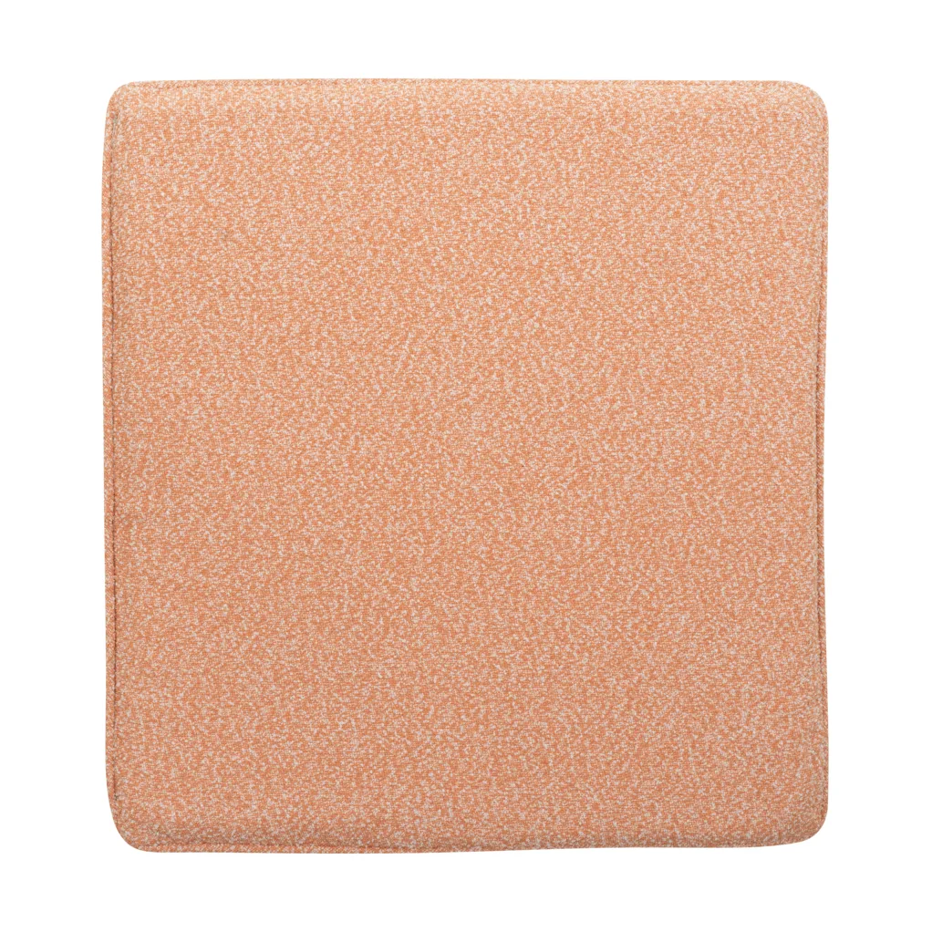 Frisk seat cushion, Teddy orange, 48x53 cm Brafab