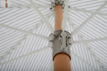 Gatsby parasol - Grey stripe, Ø185 cm - Brafab