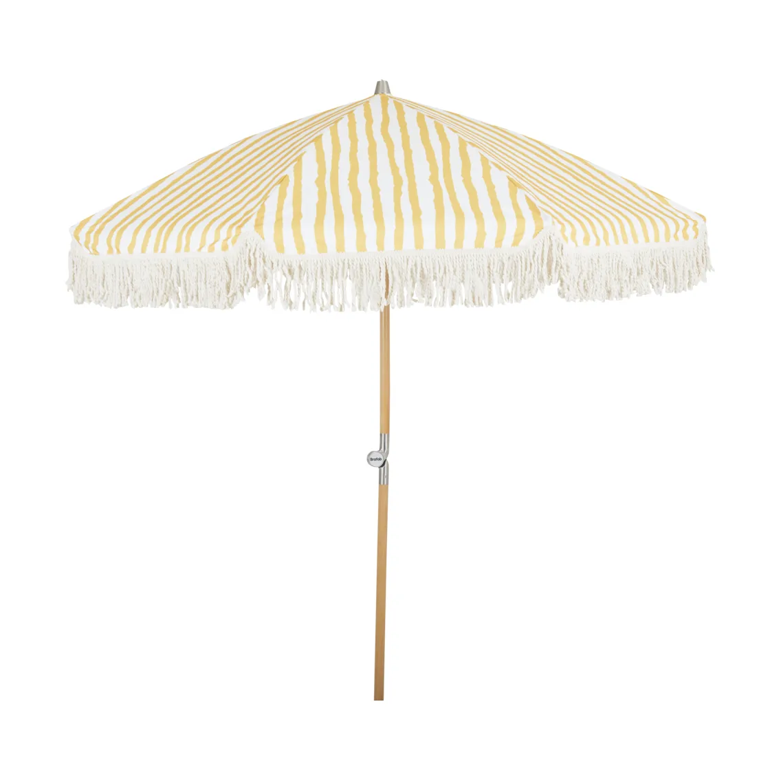 Gatsby parasol, Yellow stripe, Ø185 cm Brafab