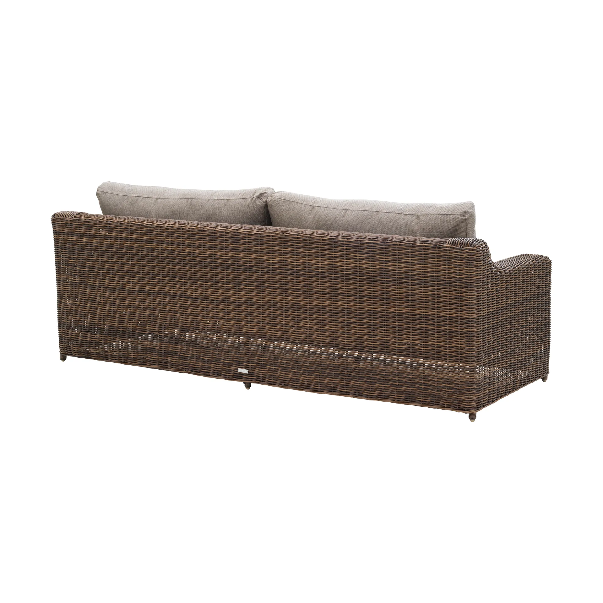 Glendon 3 seater sofa, Dark Brown-soft moose Brafab