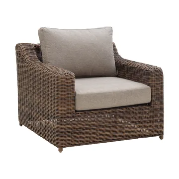 Glendon armchair - Dark Brown-soft moose - Brafab