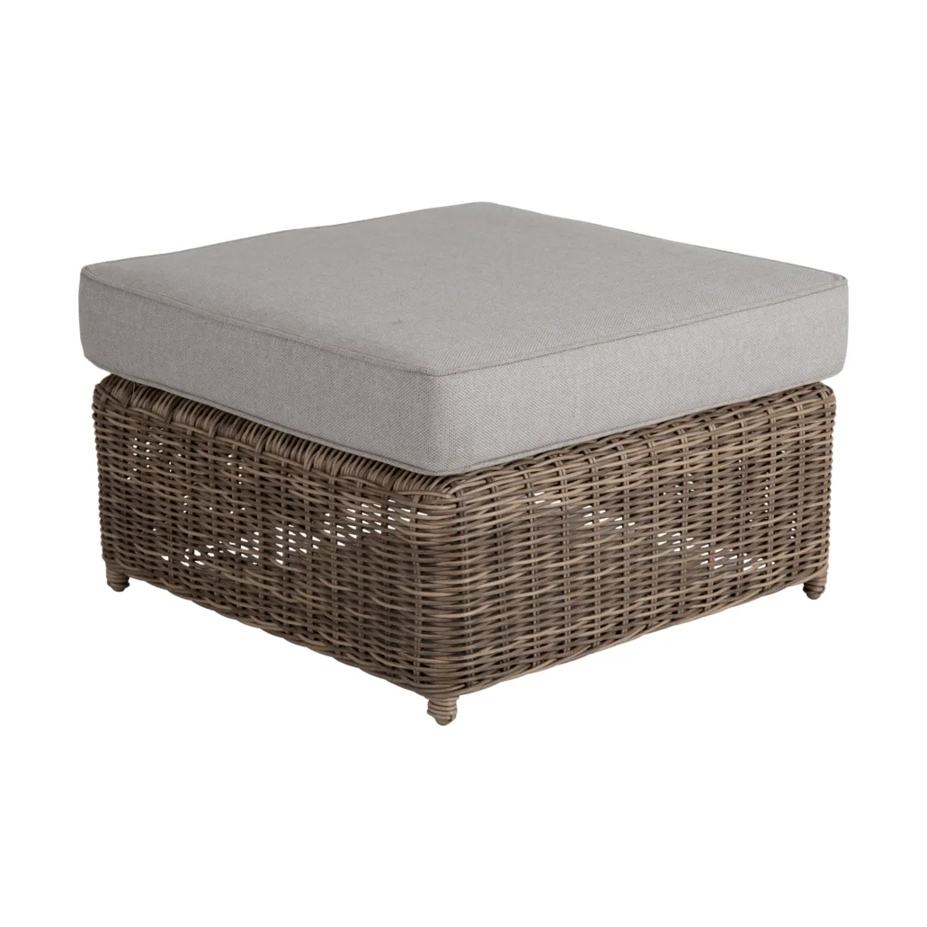 Glendon ottoman, Rustic-beige Brafab