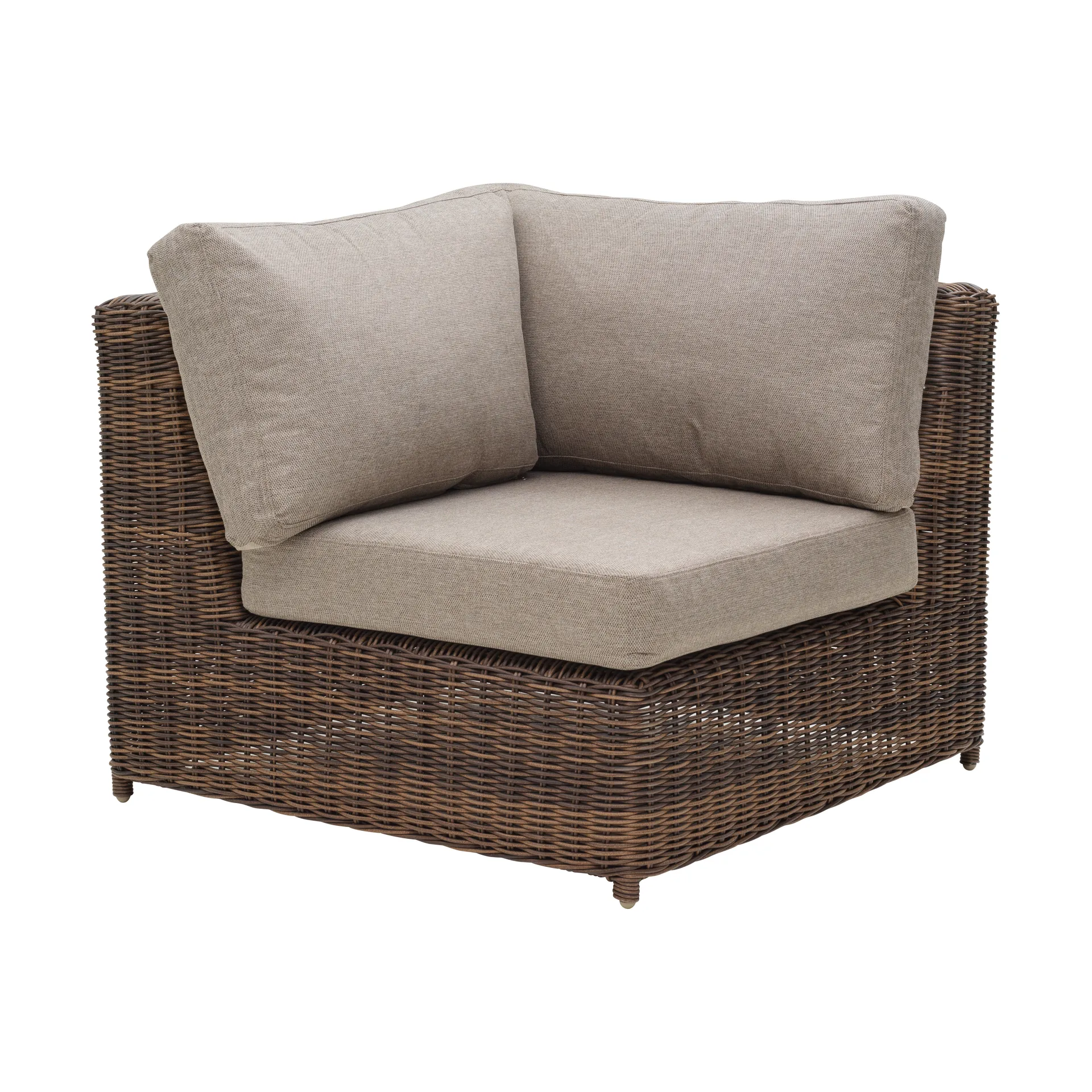 Glendon sofa module, Dark Brown-soft moose Brafab