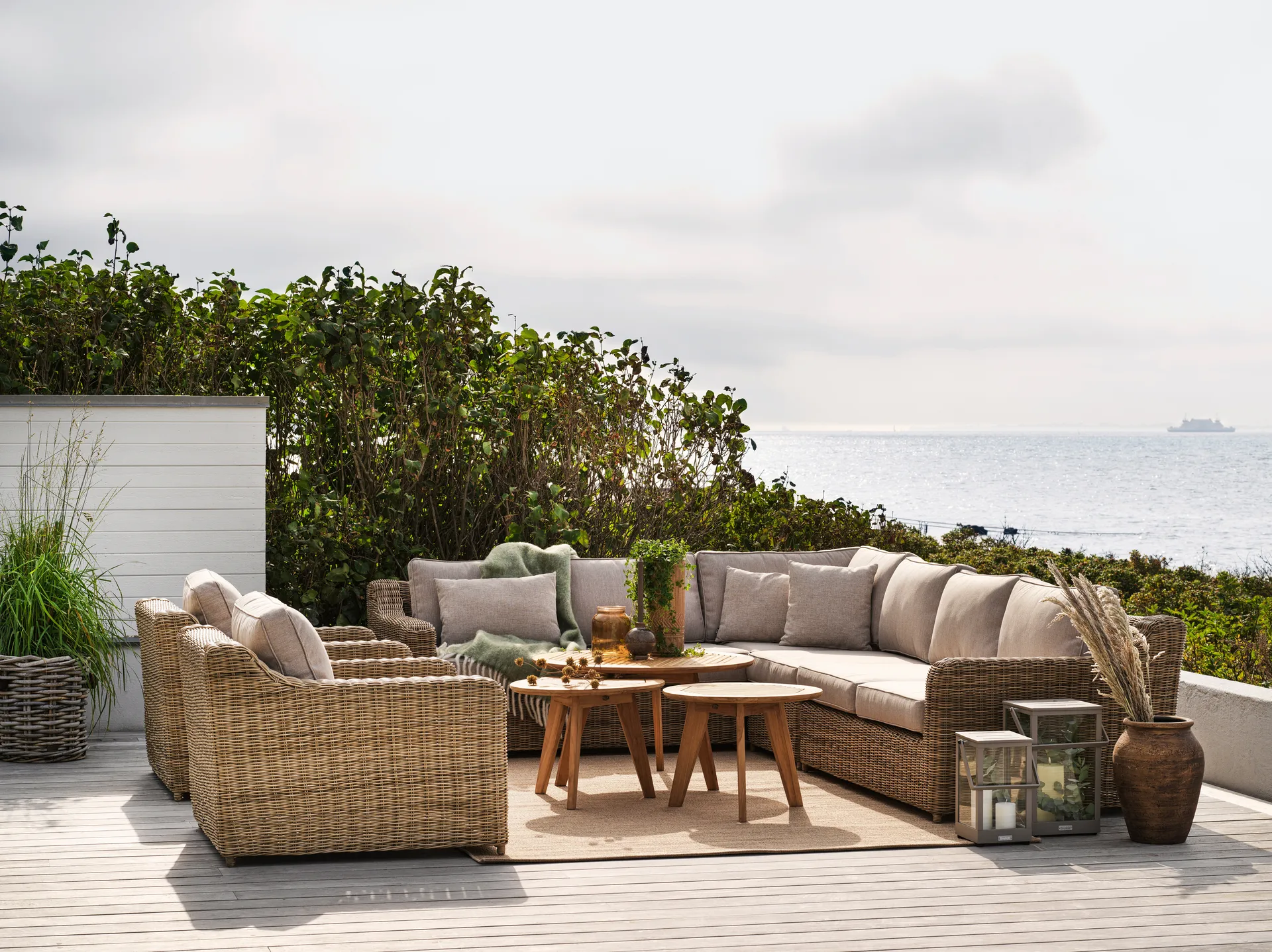 Glendon sofa module, Dark Brown-soft moose Brafab