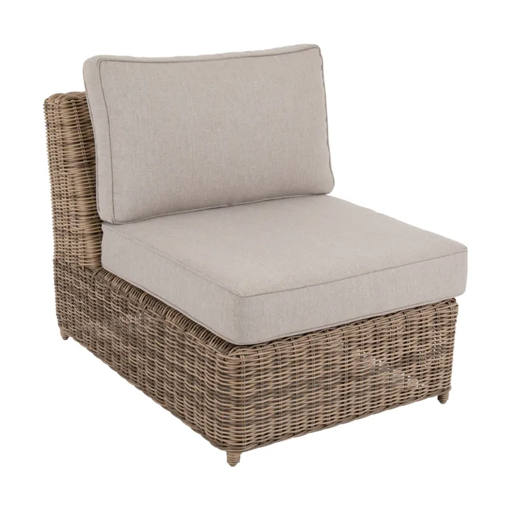 Glendon sofa module - Rustic-beige, middle section - Brafab