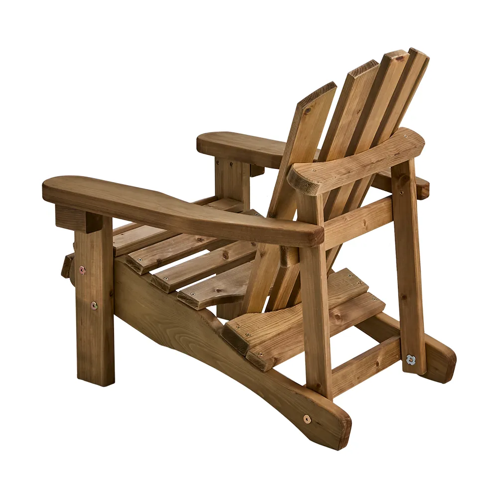 Gnarp kids deck chair, Oiled pine Brafab