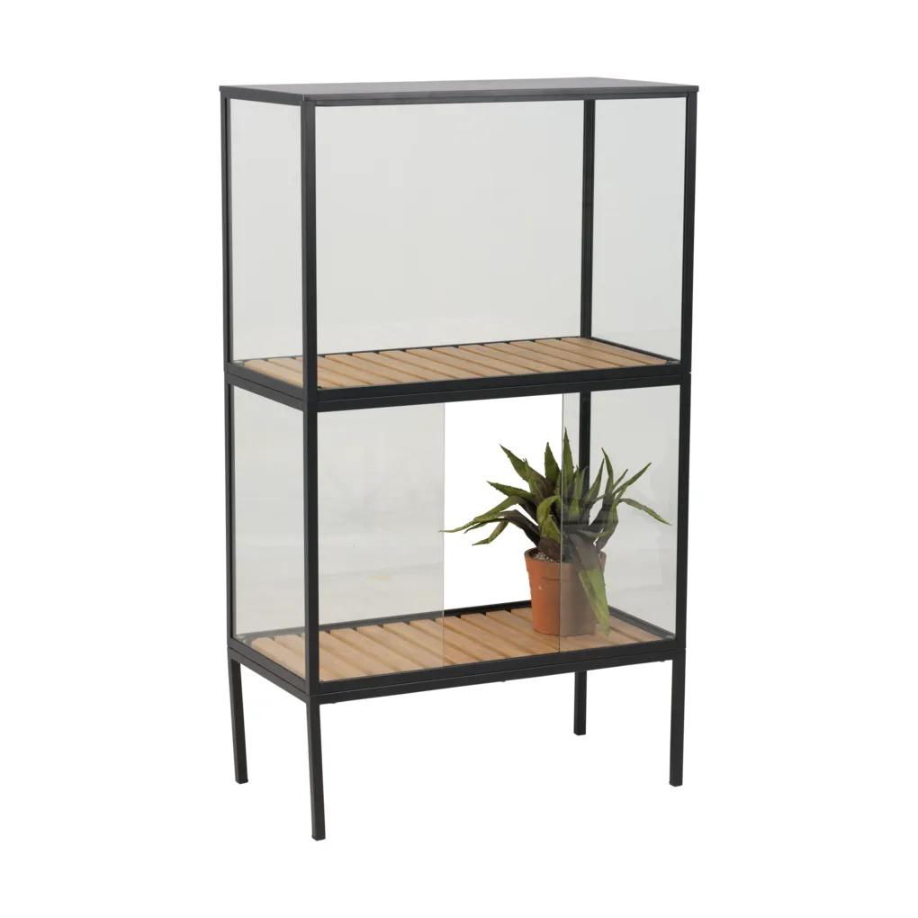 Grower Greens plant cabinet, Black, 81x137 cm Brafab