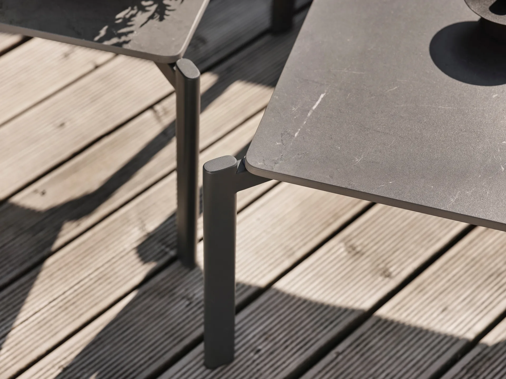 Hallavara coffee table, Anthracite 66x146 cm Brafab