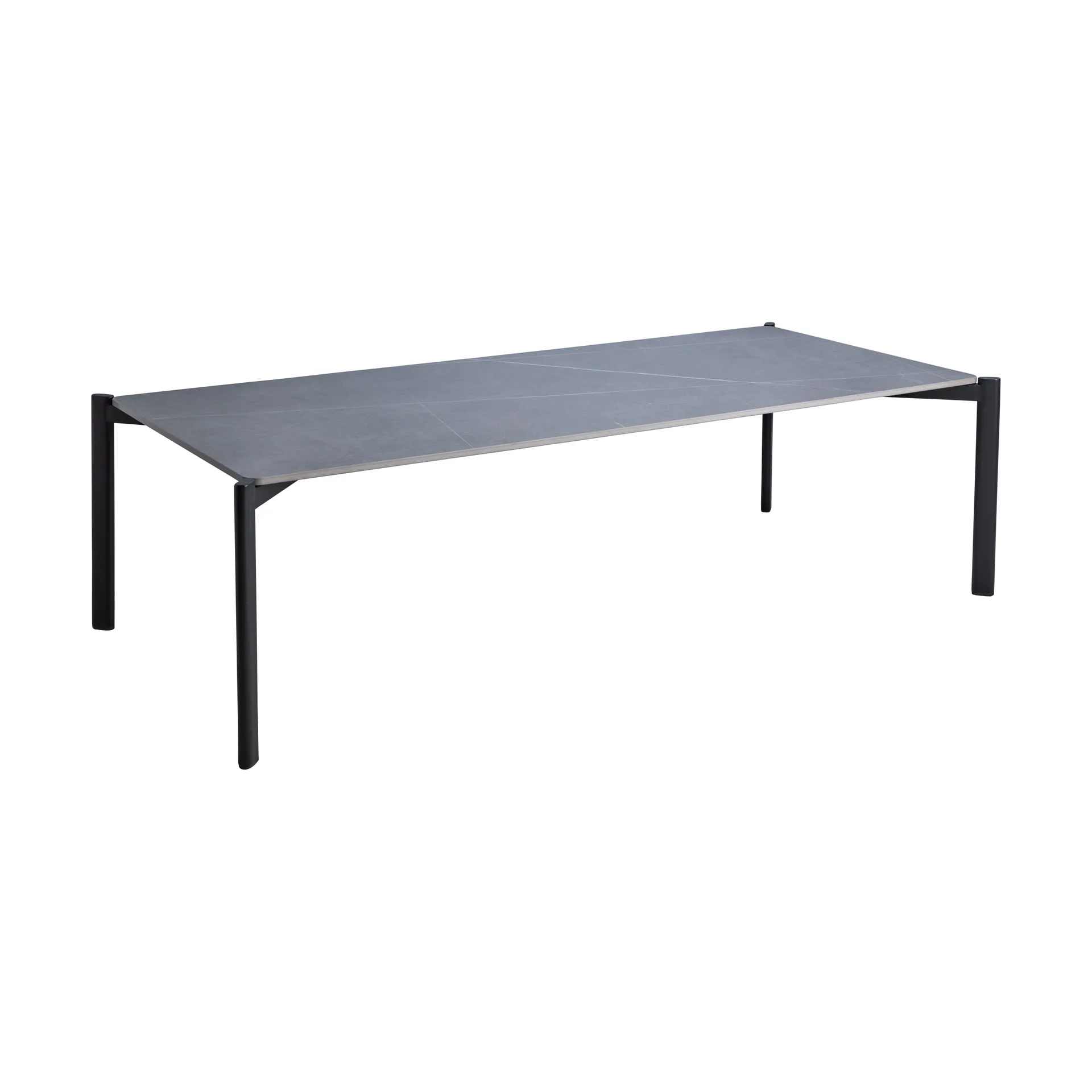 Hallavara coffee table, Black 66x146 cm Brafab