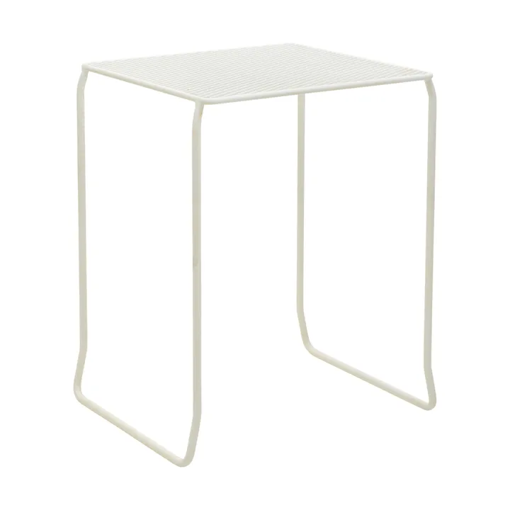 Haru café table - Pearl white, 54x61 cm - Brafab