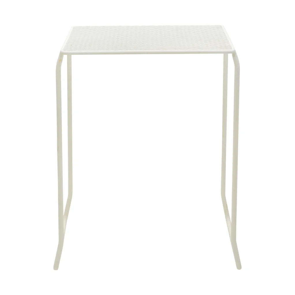 Haru café table, Pearl white, 54x61 cm Brafab