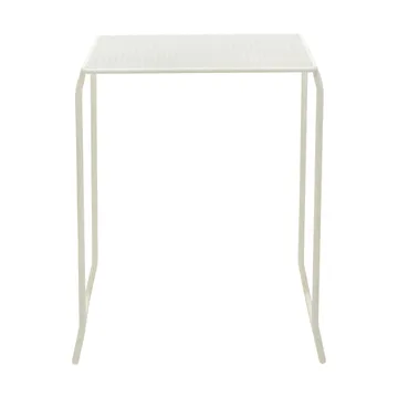 Haru café table - Pearl white, 54x61 cm - Brafab