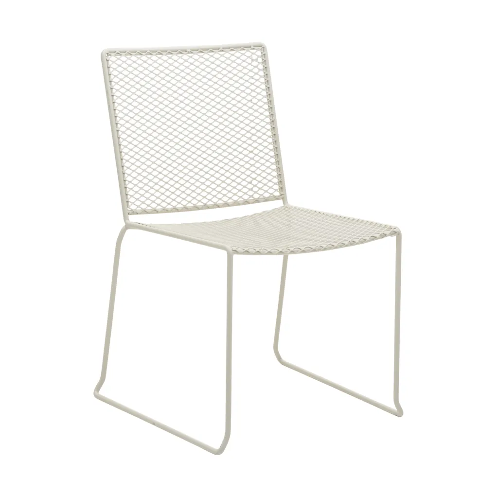 Haru dining chair, Pearl white Brafab