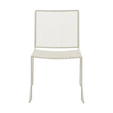 Haru dining chair - Pearl white - Brafab