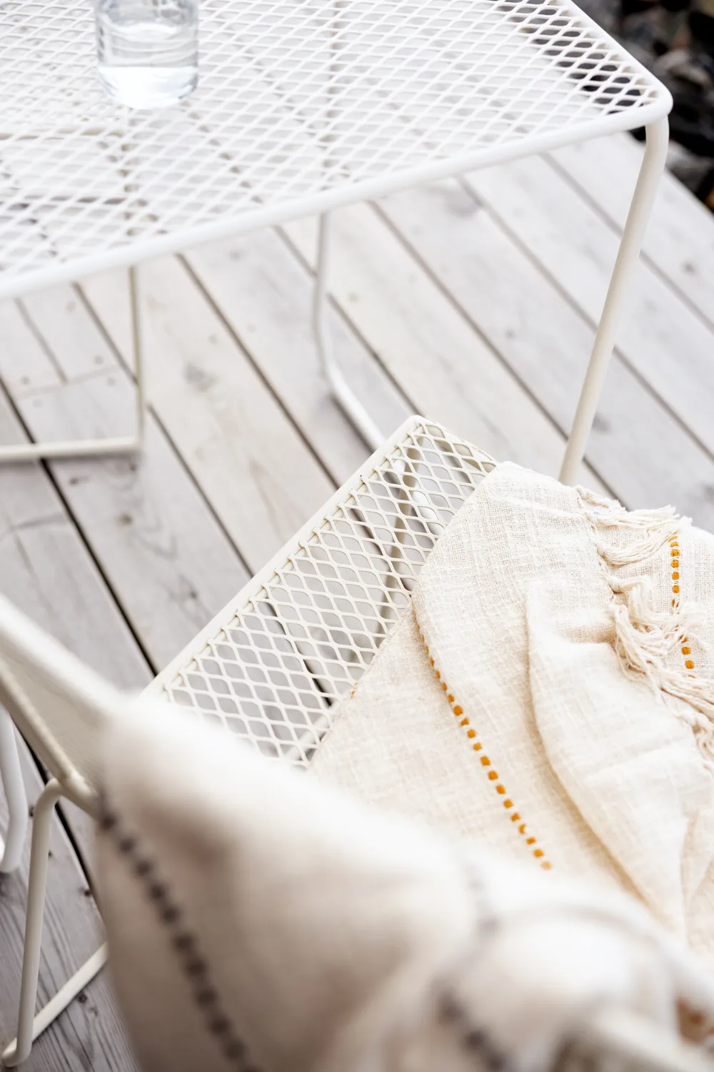 Haru dining chair, Pearl white Brafab