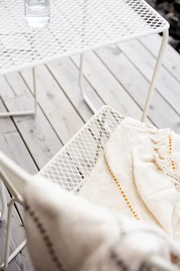 Haru dining chair - Pearl white - Brafab