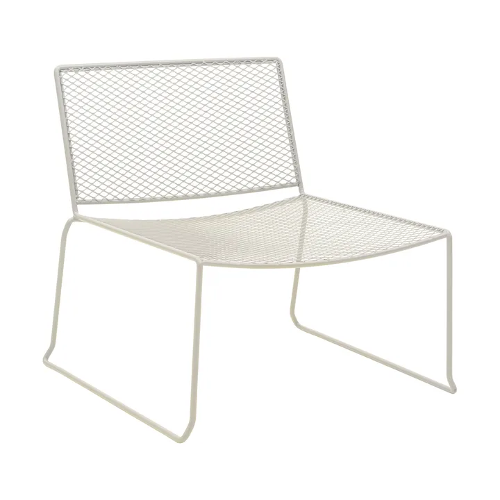 Haru lounge armchair - Pearl white - Brafab