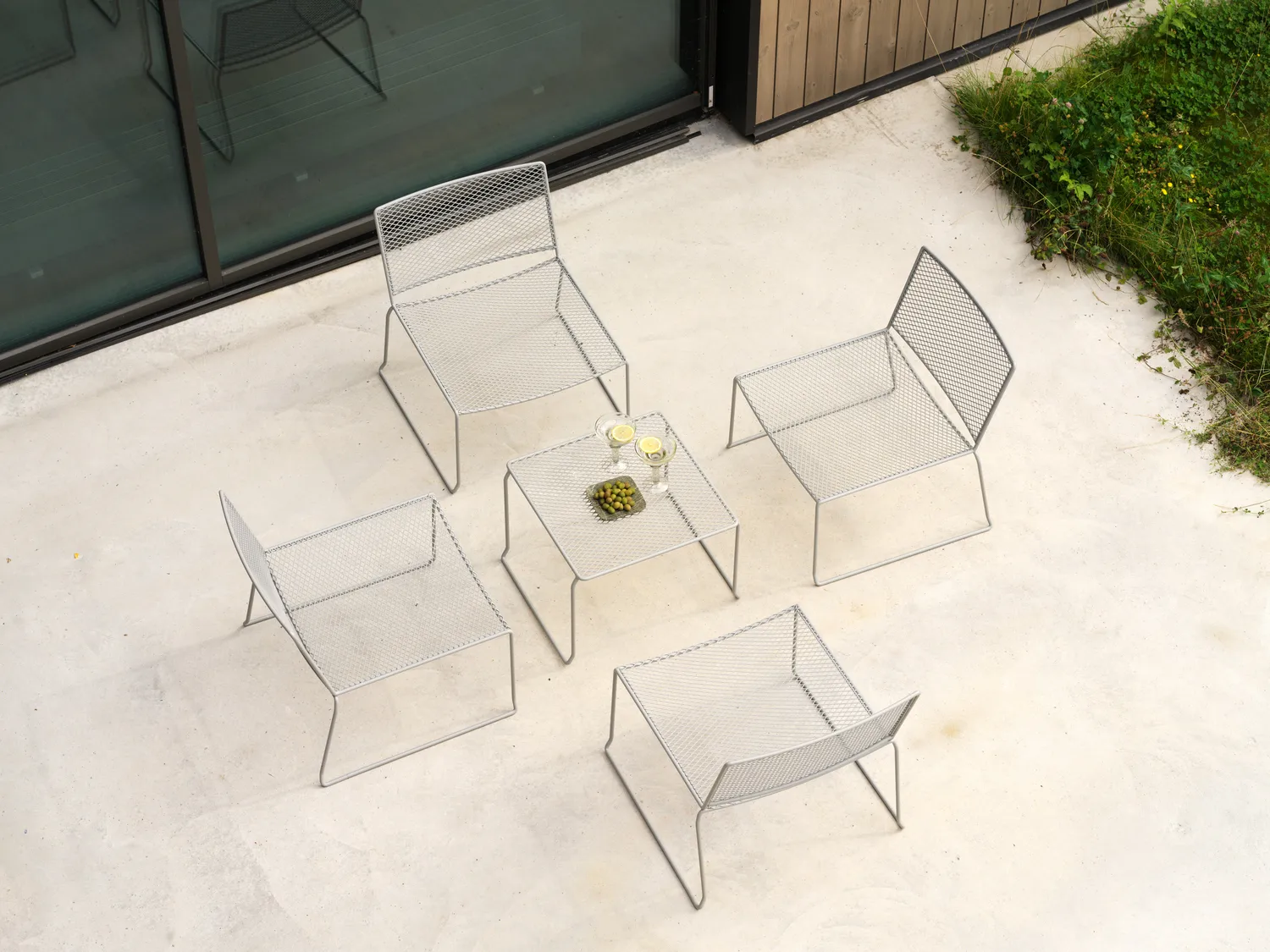 Haru lounge armchair, Slate grey Brafab