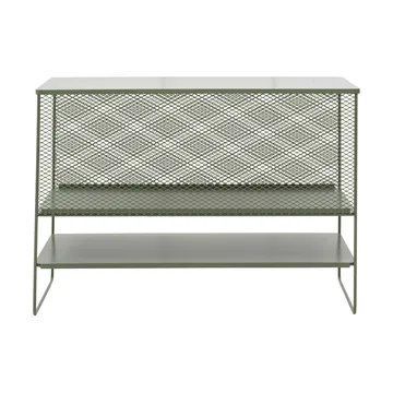 Haru outdoor kitchen base cabinet with shelves 120x90x60 cm - Slate grey - Brafab