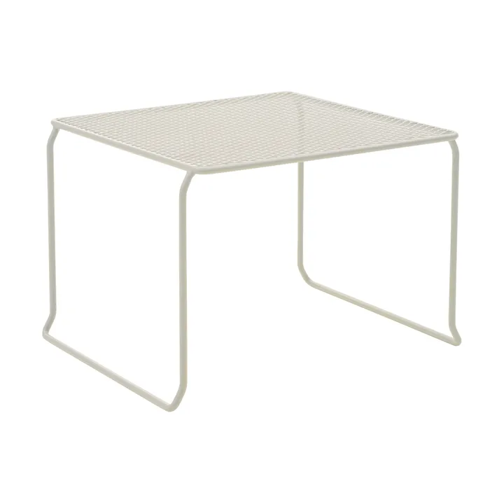 Haru side table - Pearl white, 54x54 cm - Brafab