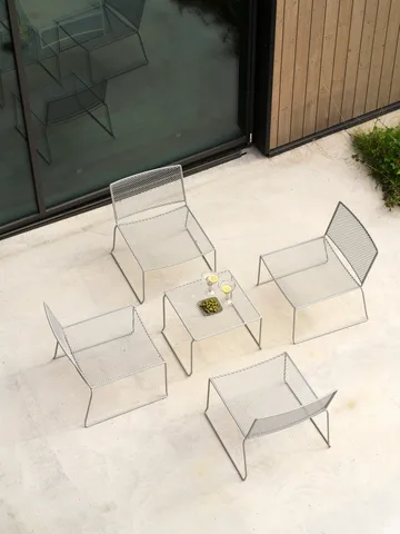 Haru side table - Slate grey, 54x54 cm - Brafab